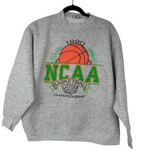 Vintage 1990 NCAA Basketball Championship Sweatshirt XL Made in U.S.A.